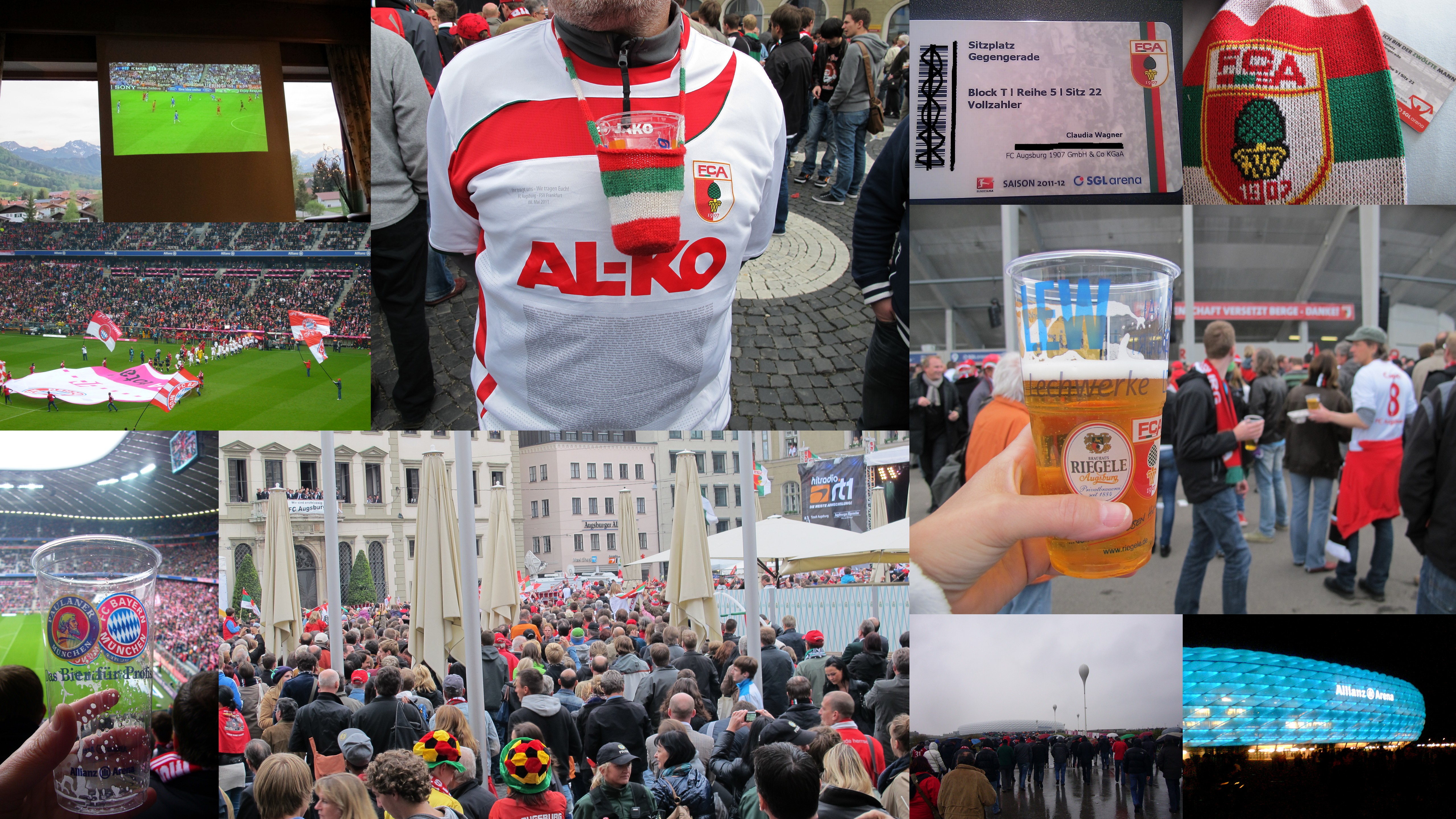 Ja, auch das gehört dazu - regionale Fußballbegeisterung!