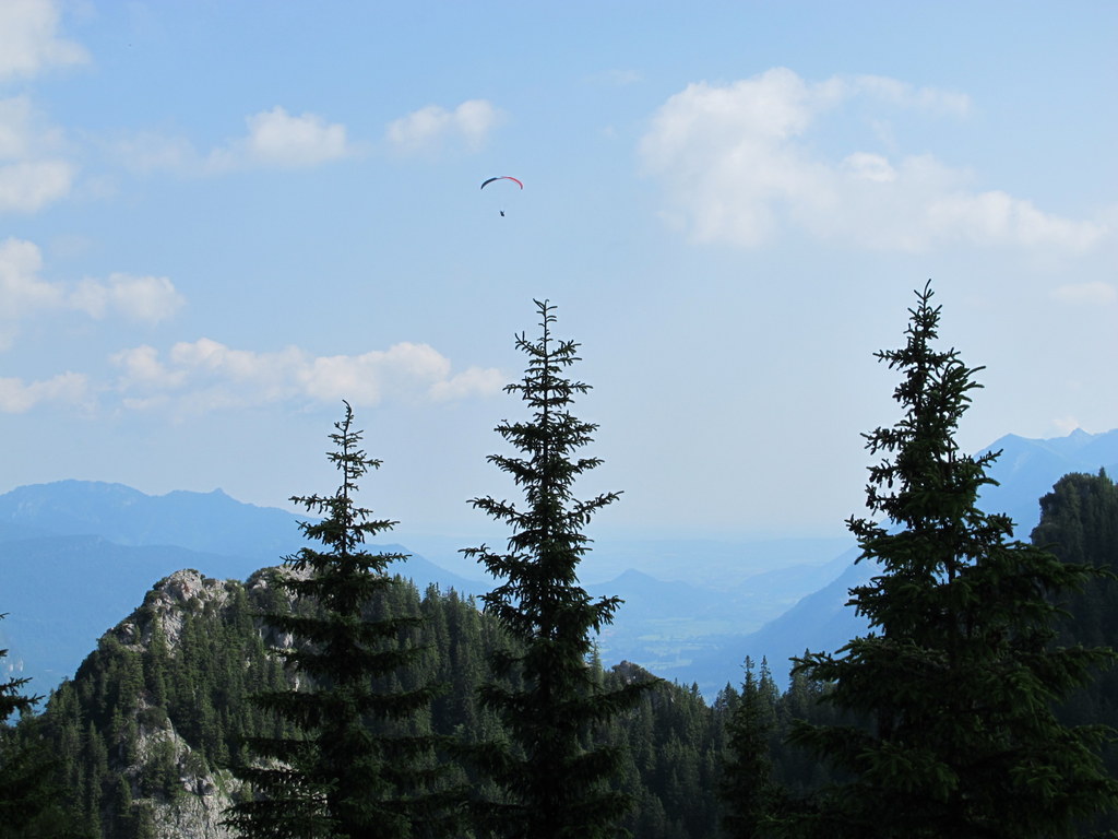 Paraglider über Garmisch