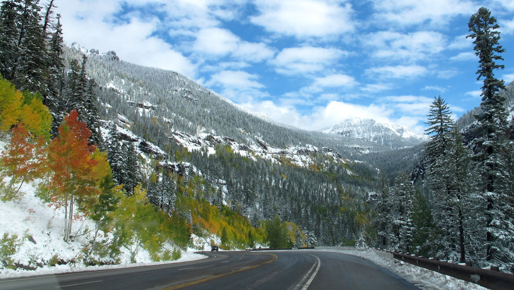 Pass in den südlichen Rocky Mountains