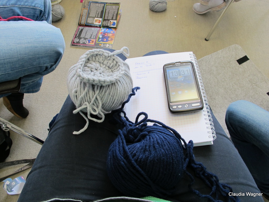 Twittern, stricken, lernen - Multitasking auf dem Yarncamp 
