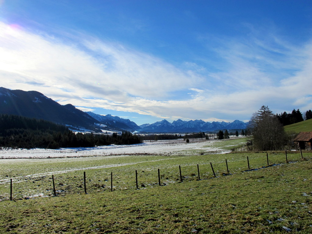 Die Berge fest im Blick