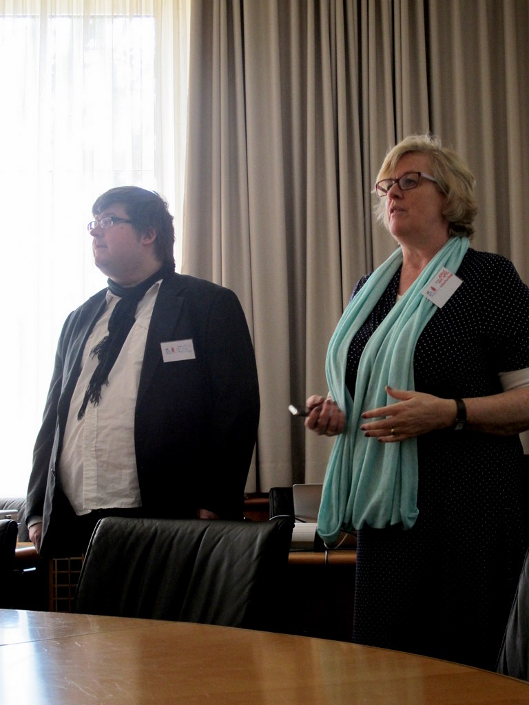 Anke von Heyl und Christian Spliess - Social Impact entfachte gleich zu Beginn eine lebhafte Diskussion.