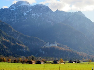 Schloss Neuschwanstein auf dem Heimweg von der letzten Tour im November ins Berwanger Tal