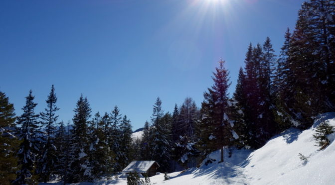 Klais – Hoher Kranzberg – Mittenwald, eine Winterwanderung